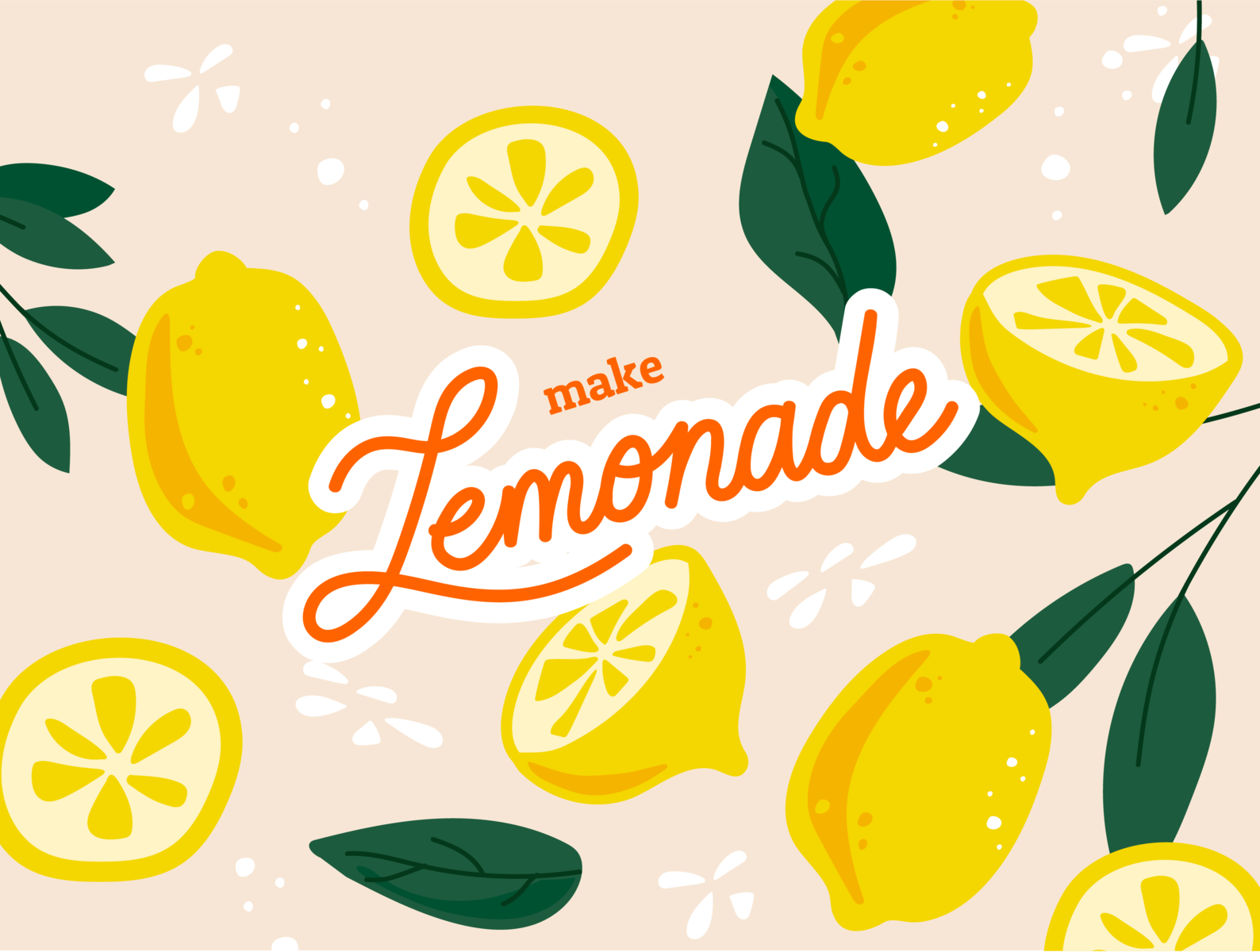 When life gives you lemons... by Kristiana Vellucci on Dribbble