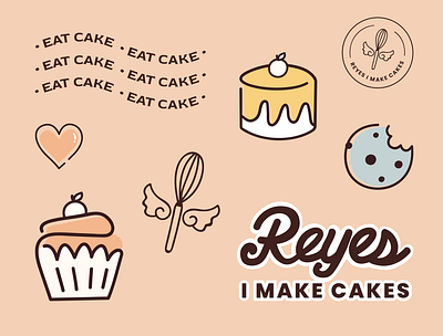 Bakery Brand Illustrations badge branding flat graphic hand drawn icon illustration logo scenes simple spot illustration stickers vector
