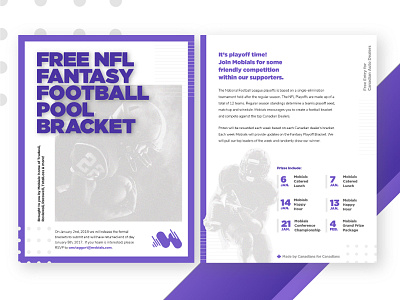 Fantasy Football Flyer ad corporate event flyer graphic marketing poster