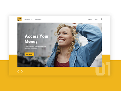 Interac Website Redesign branding ui ux web