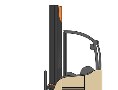 San Antonio Food Bank Forklift Vector Illustration illustration vector warehouse