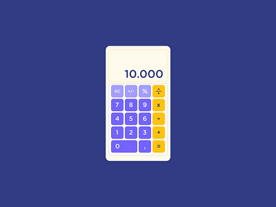 Daily UI :: 004 004 app branding calculator dailyui dailyui004 design icon illustration logo numbers ui ux vector