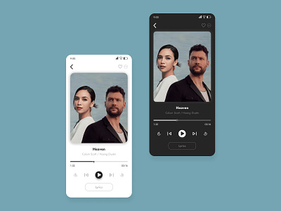 Daily UI #009 - Music Player app design icon typography ui user ux vector