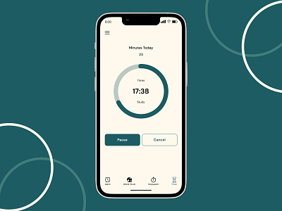 Daily UI #014- Countdown Timer app design focus icon timer typography ui ux