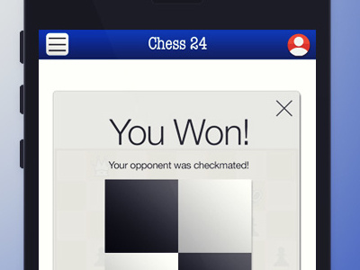 Chess 24 Display mobile app ux design