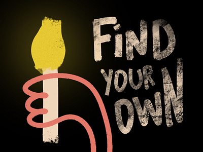 Find your own illustration lettering procreate