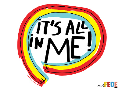 It´s all in me! book book cover branding design handlettering illustration lettering typography