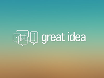 Great Idea Logo concept great idea logo mark