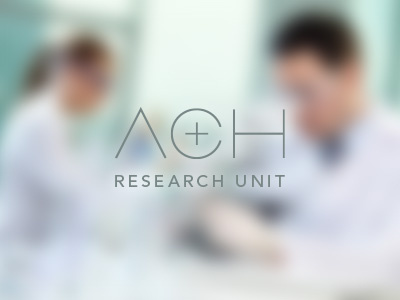 ACH-RU logo aging brand community health logo mark research unit