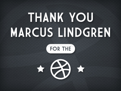 Dribbble Thank You