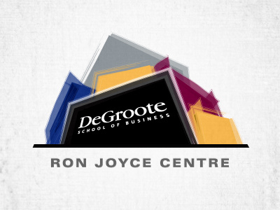 DeGroote RJC concept building concept design logo