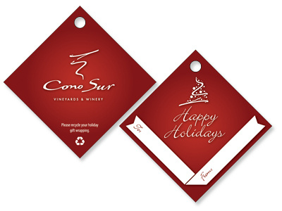 Cono Sur Holiday Cards cards gift holiday wine