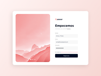 Sign Up Page :: Daily UI / 01