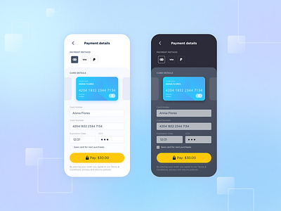 Credit Card Checkout :: Daily UI / 02 credit card checkout daily ui daily ui day 2 ui design wallet app
