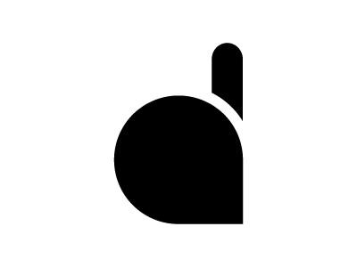 dezby logo geometric identity logo simple