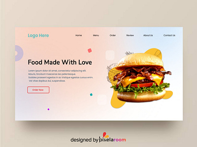 Website Header UI design