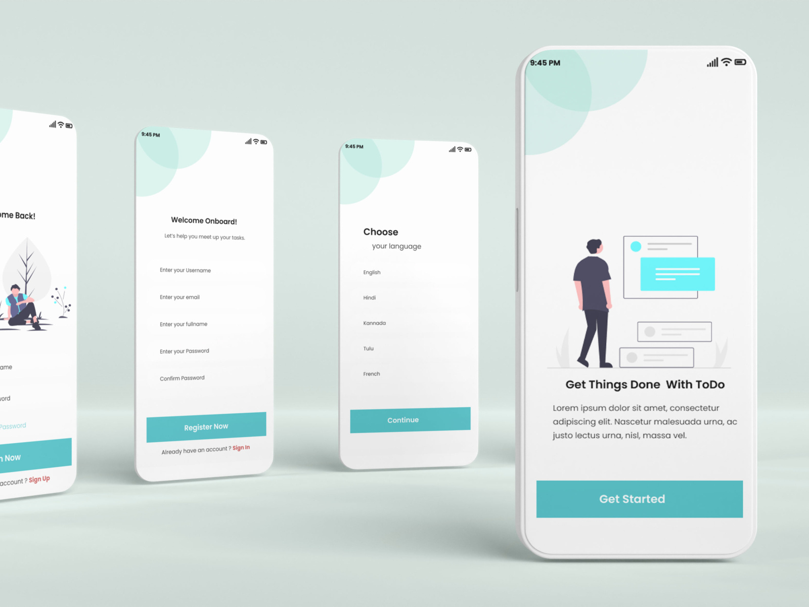 Mobile UI/UX design by Pixelaroom on Dribbble