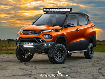 Tata Punch off road Edition Rendered