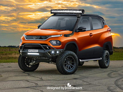 Tata Punch off road Edition Rendered