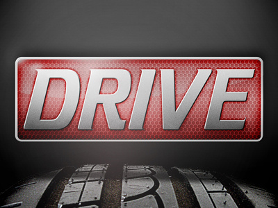 Drive 1 car drive emblem tire