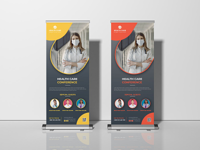 Medical Conference roll up banner design advertisement conference banner doctor banner design health care roll up banner medical banner medical conference banner nurse red retractable banner roll up banner roll up banner design signage stande x stand yellow