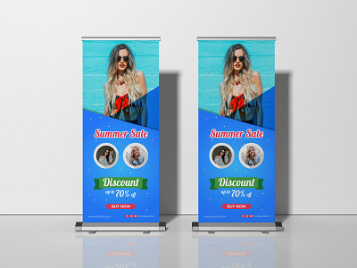 Summer sale roll up banner banner design business roll up banner flat minimal modern banner offer roll up banner pop up banner retractable banner roll up banner roll up banner design signage banner signage standee standee summer sale