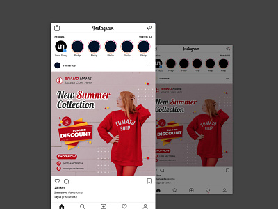 Summer Collection Social Media post design