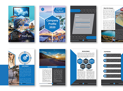 Company Profile Design annual report design branding brochure design business proposal business proposal design comapny company profile design design illustration typography