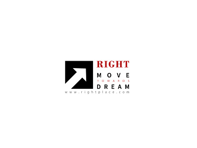 AGENCY LOGO 2021 design agency agency logo branding decision dream future goal graphic design illustrator minimal modern design move right