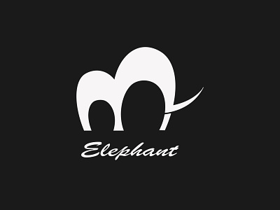 Minimal Elephant Design 2021 design branding design graphic design icon illustration illustrator logo minimal modern design
