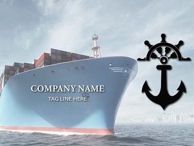 minimal ship company logo