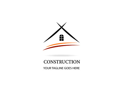 Construction or Real Estate minimal logo 2021 design branding building construction design graphic design icon illustration illustrator logo minimal modern design real estate