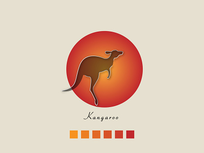 kangaroo minimal modern logo design 2021 design animal branding conceptlogo design graphic design illustration illustrator kangaroo logo minimal minimalism modern modern design