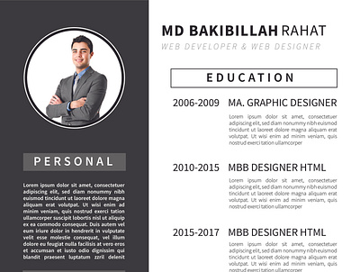 RESUME DESIGN 2021 2021 design black cv design cv template font graphic design grey illustrator lettering modern design resume simple standard typography unique