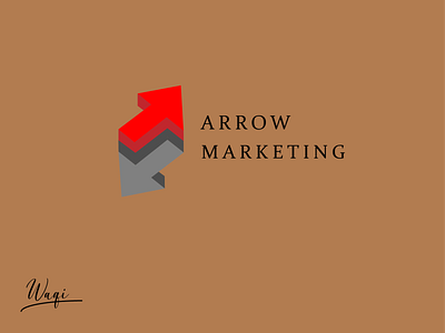 ARROW MARKETING - Logo arrow logo concept design illustration illustrator logo logo design minimalist logo vector