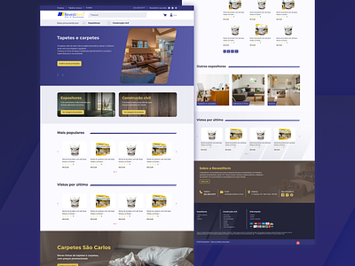 New Website Revestform branding design front end ui ux web website