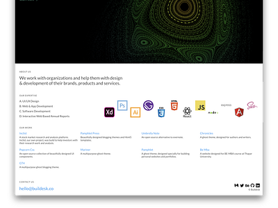 Buildesk portfolio site