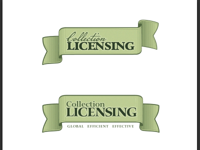 Collection Licensing Logo Concepts banner logo design retro usd