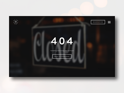 Day Off | Daily UI 008 404 404 page challenge city lights closed closed cafe daily dailyui008 day off evening night city lights night lights page not found signboard ui wrong way