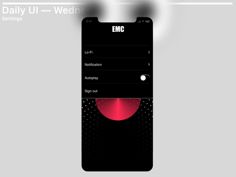 Daily UI Challenge — Settings 100 day 7day all design good im fine maybe ok ui