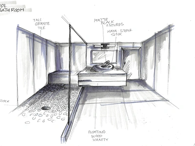 Sound Bay Pool Bathroom bathroom design