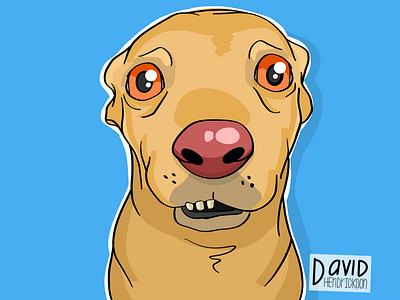 William animals dog graphic design illustration vector