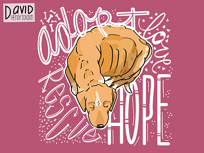 Adopt, Love, Rescue & Hope animals branding design dog graphic design illustration vector