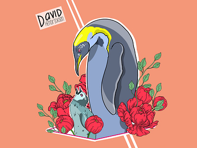 Penguin Dads rock custom artwork dad penguin