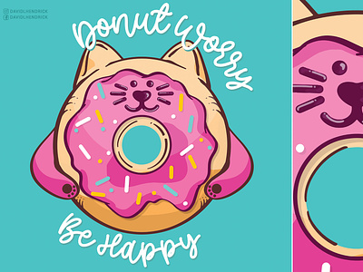 Cat Donut Logo