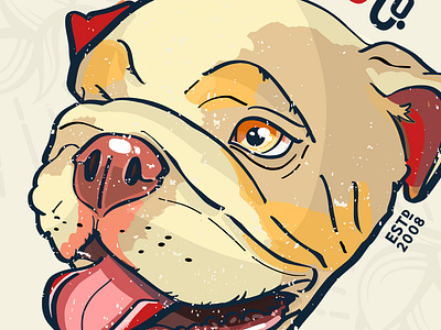 Bulldog Logo Concept by Davie Ross on Dribbble