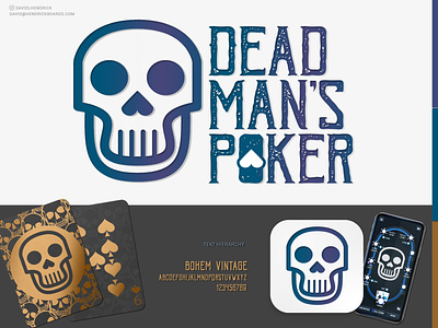 Dead Man's Poker Logo + Brand Identity