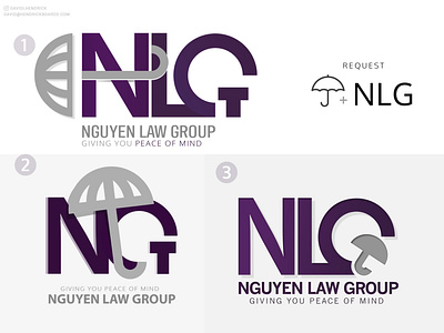 Nguyen Law Group Rebranding app icon branding custom logo graphic design law law firm law firm logo law logo lawyer lawyer logo legal legal logo logo purple rebranding ui umbrella umbrella app icon umbrella logo ux