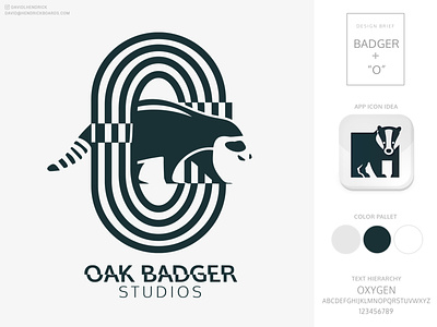 Badger logo + Brand Identity