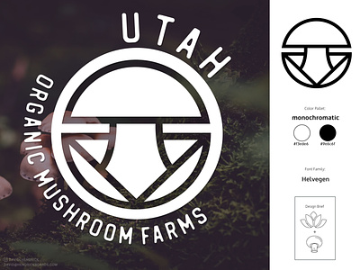 Utah Organic Mushroom Logo #2